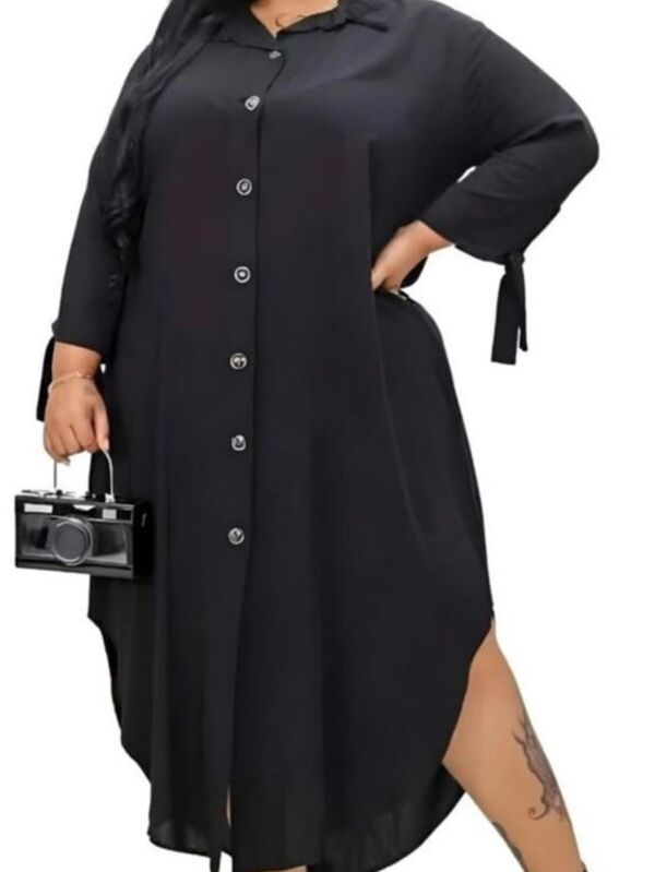VESTIDO PLUS SIZE CHAMISE LONGO