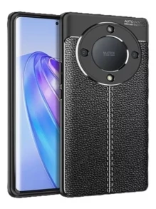 Funda Para Honor Magic 5 Lite Tpu Leather Case - Negro - Ver 2