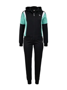 HPC POLO Pants Set Lady Woman Sports Lycra Casual Nice Quality - 黑色 - 查看 1