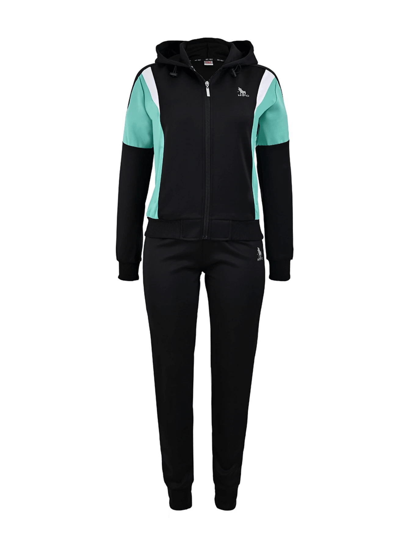 HPC POLO Pants Set Lady Woman Sports Lycra Casual Nice Quality - 黑色 - 查看 1