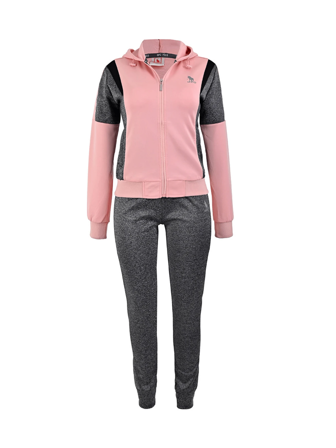HPC POLO Pants Set Lady Woman Sports Lycra Casual Nice Quality - 粉色 - 查看 1