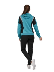 HPC POLO Pants Set Lady Woman Sports Lycra Casual Nice Quality - 黑色 - 查看 2