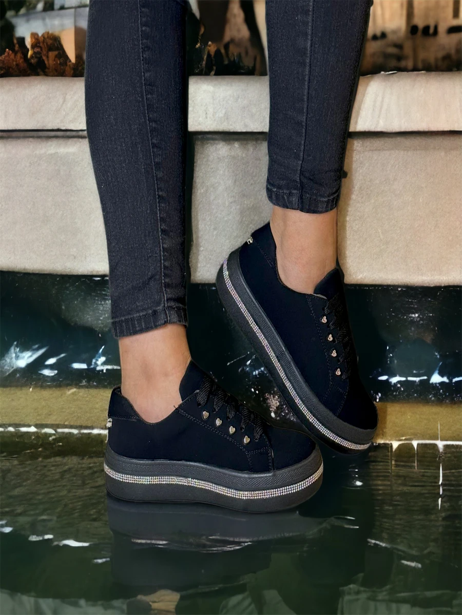 SHINY ELEGANT SNEAKERS