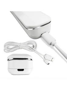 Mini lámpara sanitizante portatil recargable desinfectante UV - Blanco - Ver 4