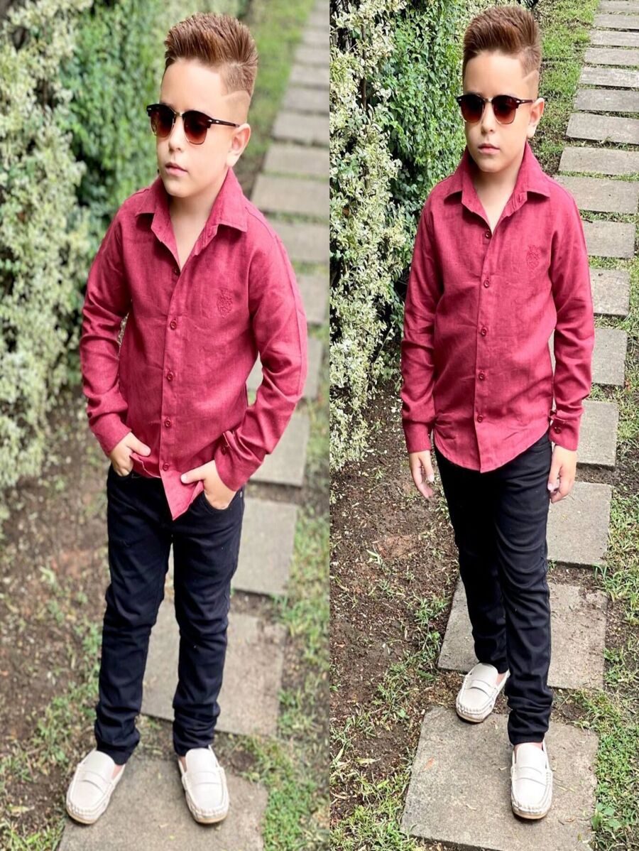 Boys Pants - 黑色 - 查看 1