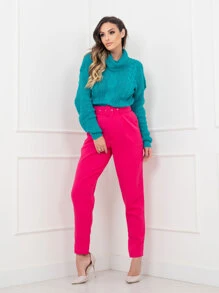 Women Pants - Màu Hồng Tươi - Xem 8
