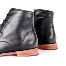 Botín Flat Negro - Negro - Ver 3