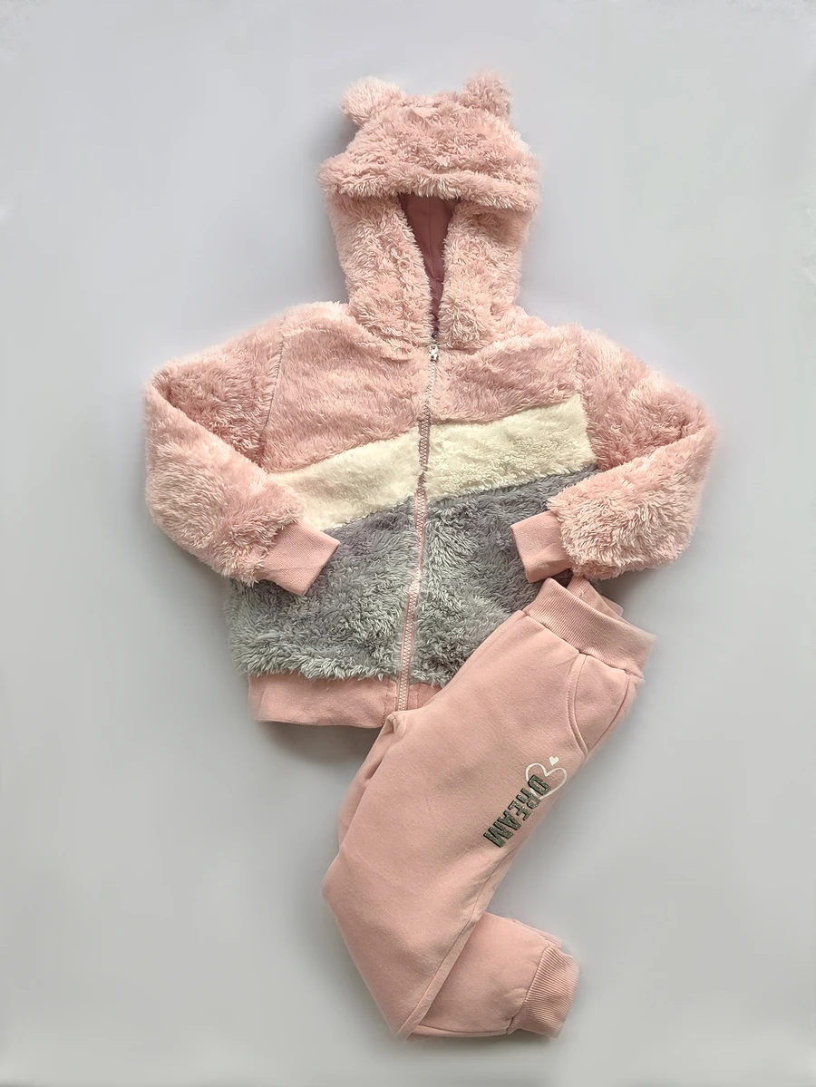 CONJUNTO PARA NIÑA - Rosa Pálido - Ver 1