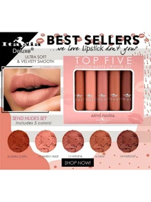 Top Five italia send nudess 5 labial italia delux kit - Beis - Ver 3