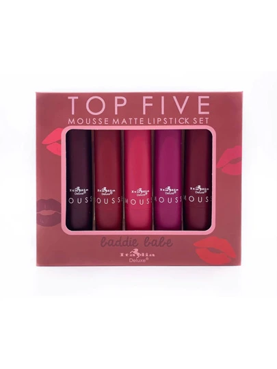Top Five italia baddie babee 5 labial italia delux kit