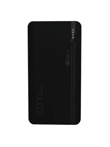 Pack 2 Piezas Power Bank Pila Bateria Portatil 10000mah Con Lamparita 1Hora - Negro - Ver 3