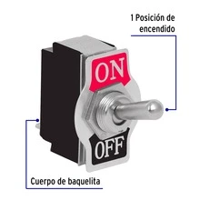 Interruptor de palanca 2 tornillos volteck apal-2 46442 - Estrella - Ver 2