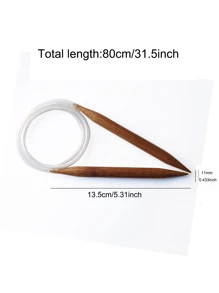 1入組DIY鉤針 - 棕色 - 查看 2