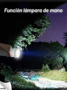 3-In-1 Rechargeable Emergency LED Lamp (12 LEDs) - White - View 5