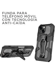 Case Cover With Clip For Oppo Reno 6 5G Robot Clip - Preto - Visão 7