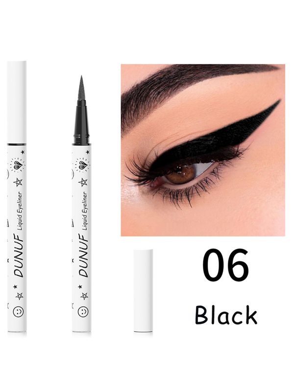 DUNUF Matte Eyeliner Pen, 1pc Long-Wearing Waterproof Eyeliner
