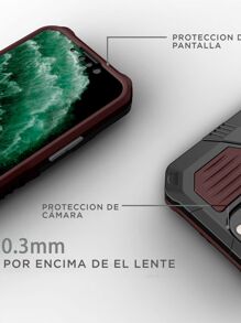 Case Cover With Clip For Oppo Reno 6 5G Robot Clip - 咖啡棕 - 查看 4