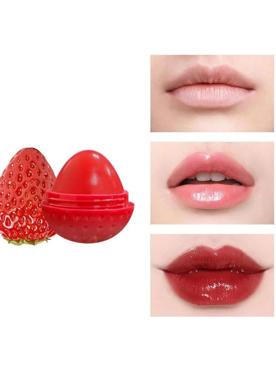 Lip Gloss - Strawberry Lip Balm - 紅色 - 查看 1
