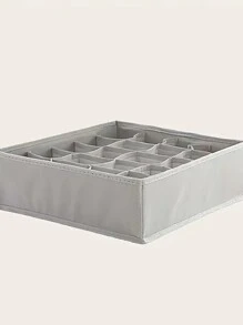 1 件多格内衣收纳盒装饰秋季装饰节日装饰房间装饰家居装饰秋季装饰卧室装饰 - 灰色 - 查看 4