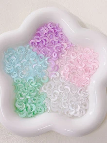 20 Chiếc Ngẫu Nhiên Màu Hỗn Hợp Hình Mặt Trăng Tự Làm Móng Tay Nghệ Thuật Trang Trí Móng Tay Quyến Rũ Móng Đá Quý Đồ Dùng Làm Móng - Nhiều màu - Xem 4