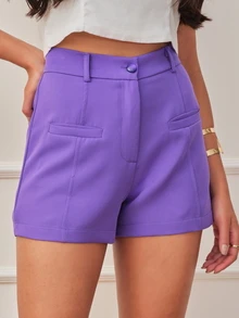 Women Shorts - Màu tím - Xem 4