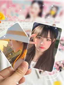 125pcs Clear Photo Card Holographic Protector Sleeves, Perfect For Film Albums & Binders - Clear - View 3