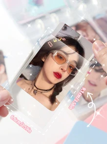 125pcs Clear Photo Card Holographic Protector Sleeves, Perfect For Film Albums & Binders - Clear - View 6