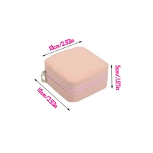 1pc Multi-grid Jewelry Storage Box - Pink - View 2