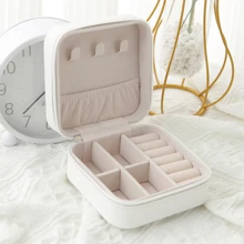 1pc Multi-grid Jewelry Storage Box - Pink - View 8