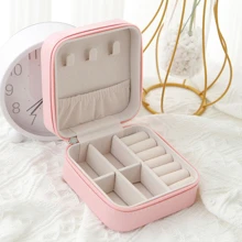 1pc Multi-grid Jewelry Storage Box - Pink - View 6