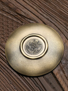 1pc Lotus Design Incense Stick Holder - Bronze - View 9