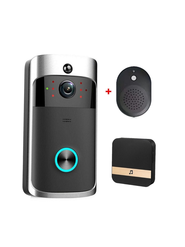 Doorbell Camera Wireless WiFi Video Doorbell with Chime HD Security