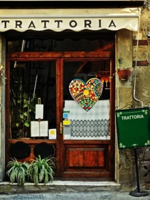 1 pieza Adornos grande mosaico jardín con corazón escultura adorno de resina de colores Love jardín decoraciones , para interior exterior casa dormitorio oficina jardín grande jardín , mosaico colgante de corazón - Multicolor - Ver 7