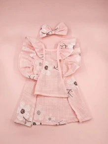 1pc Flower Pattern Pet Dress For Dog And Cat For Summer