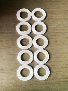 10 piezas Cinta decorativa unicolor - Blanco - Ver 5