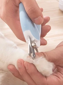 1 Piece Smooth Pet Nail Clippers Dogs And Cats Small And Large Sizes In Two Colors - Blue - View 2