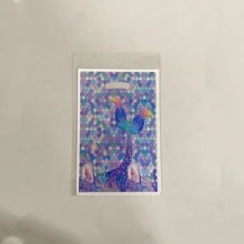 10入組美人魚尾巴圖案禮品袋 - 粉色 - 查看 1