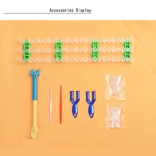 1 Màu Sắc Hỗn Hợp Webbing Bộ Kẹo Màu Vòng Tay Làm Bộ DIY Dây Cao Su Dệt Vòng Tay Bộ - Nhiều màu - Xem 7