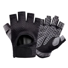 1 Pair Breathable Anti-slip Half Finger Gym Fitness Sport Gloves