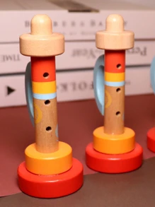 1入組木頭設計音樂電子樂器 - 彩色 - 查看 1