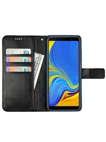 Funda para móvil con tigre & con patrón de gato con acollador - Negro - Ver 3