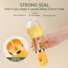 260毫升噴油瓶廚房烹飪橄欖油分配器野營燒烤燒烤醋醬油噴霧器食用油罐 - 綠色 - 查看 3