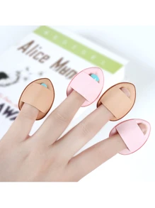 HMQ beauty Box Of 5pcs Mini Air Cushion Powder Puff Thumb Shaped Makeup Sponge For Applying Around Nose & Eye Area Ladies' Makeup Tool,Makeup,Cheap,Room Decor,Vanity,Travel,Bedroom,Makeup Accessories,Puff,Makeup Blender,Powder Puff,Makeup Sponge,Cheap,Stocking Stuffers,Makeup,Makeup Tools,Cheap Stuff,Gifts,Gifts For Women,Christmas Gifts,Giveaways,Travel,Cheap Stuff,Travel Essential - Multicolor - View 8