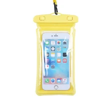 1 pieza Bolsa impermeable para teléfono - Amarillo - Ver 1