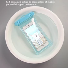 1 pieza Bolsa impermeable para teléfono - Amarillo - Ver 6