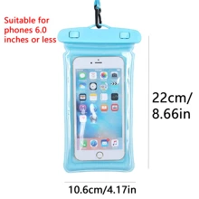 1 pieza Bolsa impermeable para teléfono - Amarillo - Ver 2