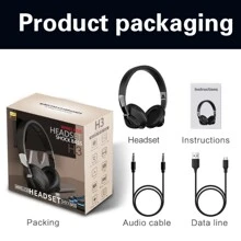 Noise Cancellation For Voice Call Over-Ear Wireless Earbuds - Khaki - View 9