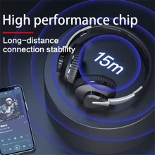 Noise Cancellation For Voice Call Over-Ear Wireless Earbuds - Khaki - View 8