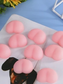 10/20/30/50pcs Mini Mochi Squishy Stress Relief Toys, Suitable For Both Men And Women - Pink - View 4