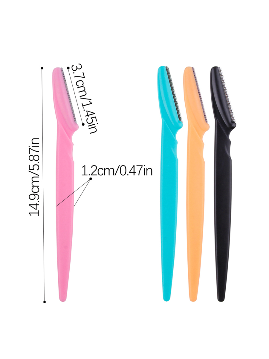 3 Black Eyebrow Trimmer Blades Shaver Portable Facial Shaver Eyebrow